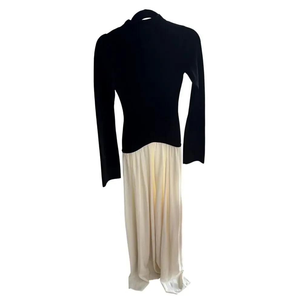 Solid & Striped Soglio Dress Ecru Knit Maxi Dress Small - Picture 2 of 12